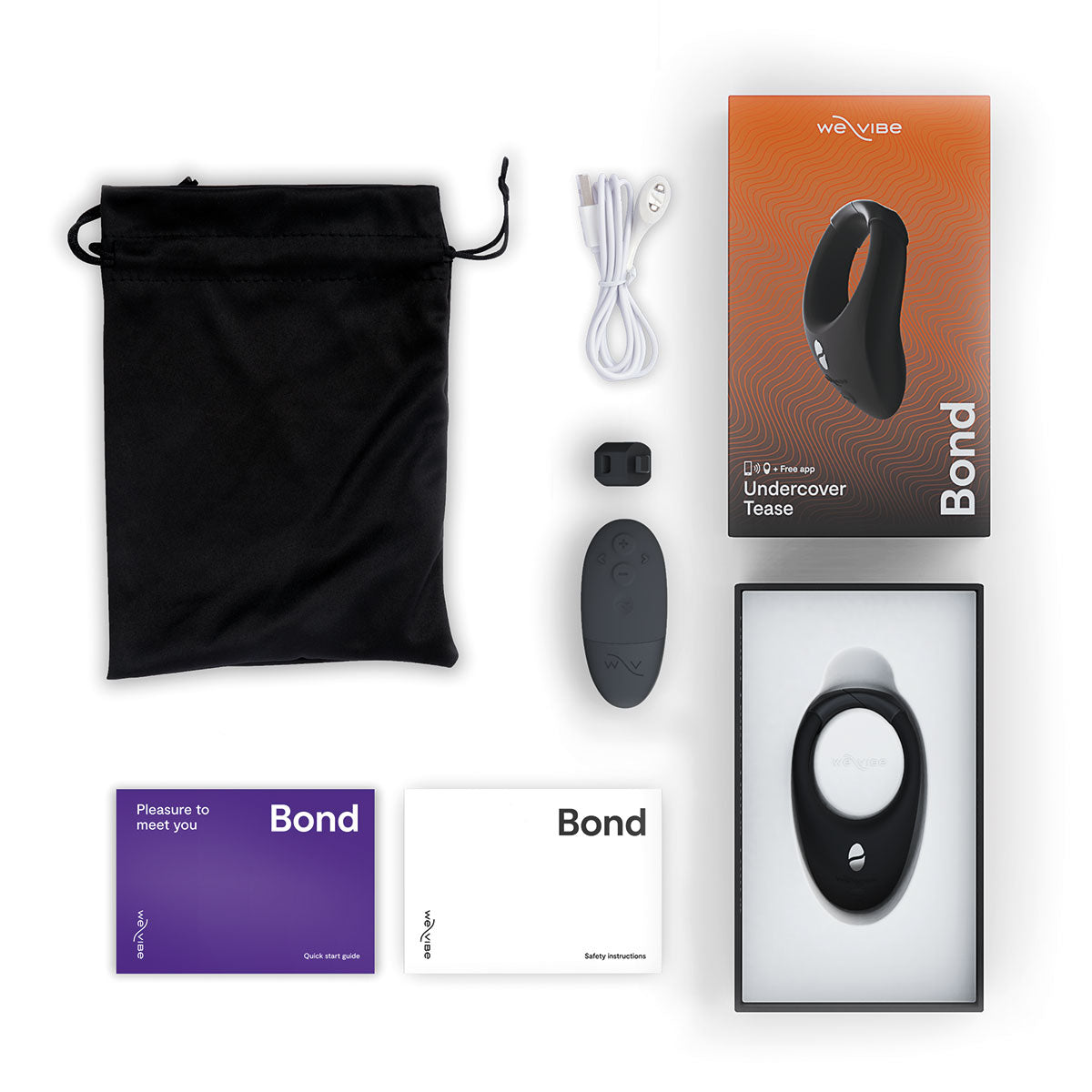 We-Vibe Bond - Charcoal Black Intimates Adult Boutique