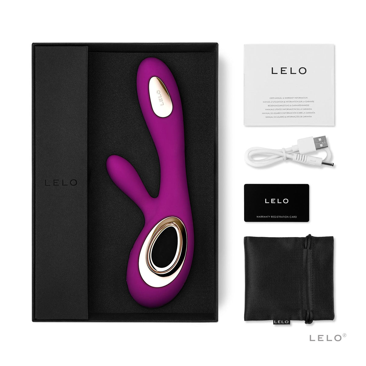 LELO Soraya Wave - Deep Rose Intimates Adult Boutique
