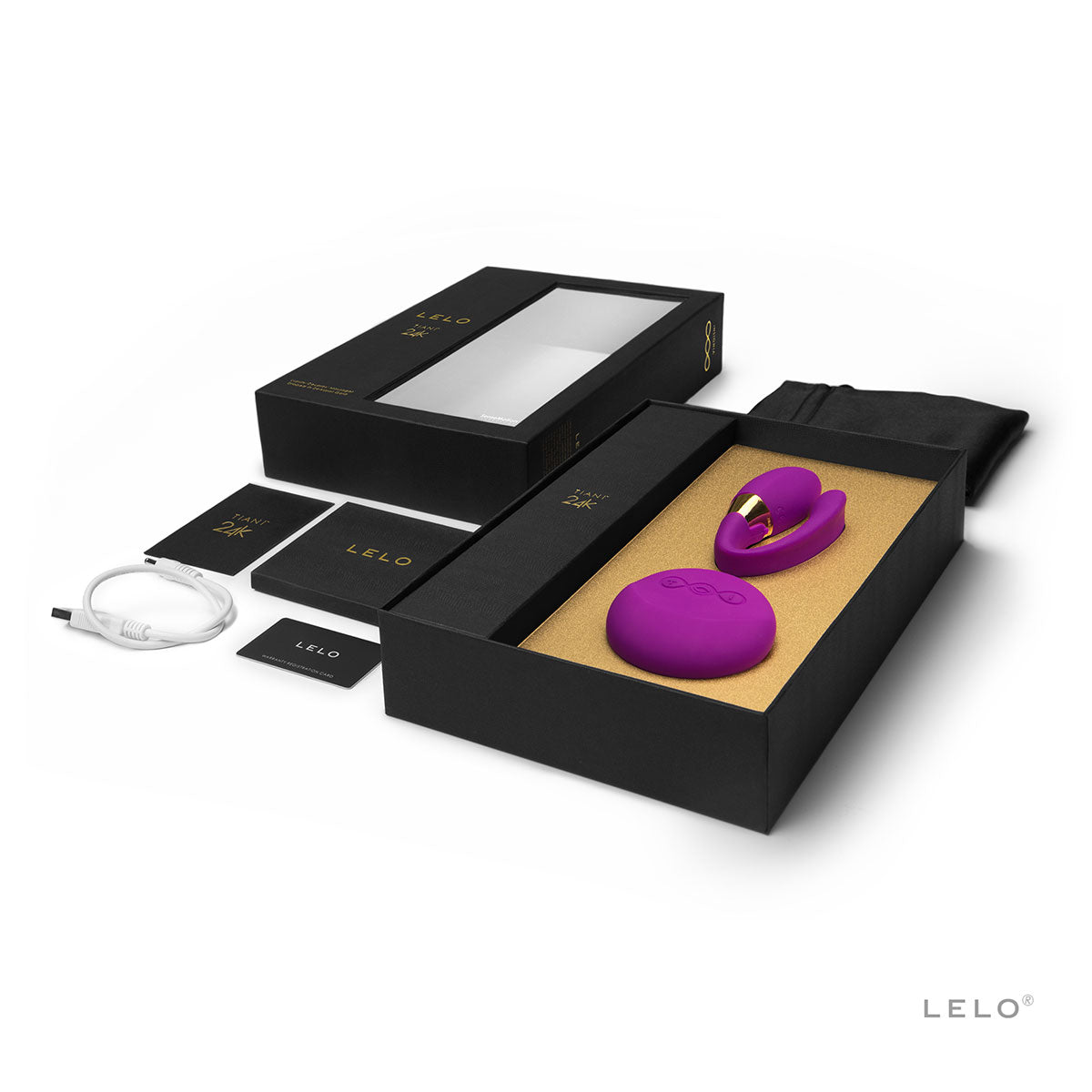 LELO Tiani 24K - Deep Rose Intimates Adult Boutique