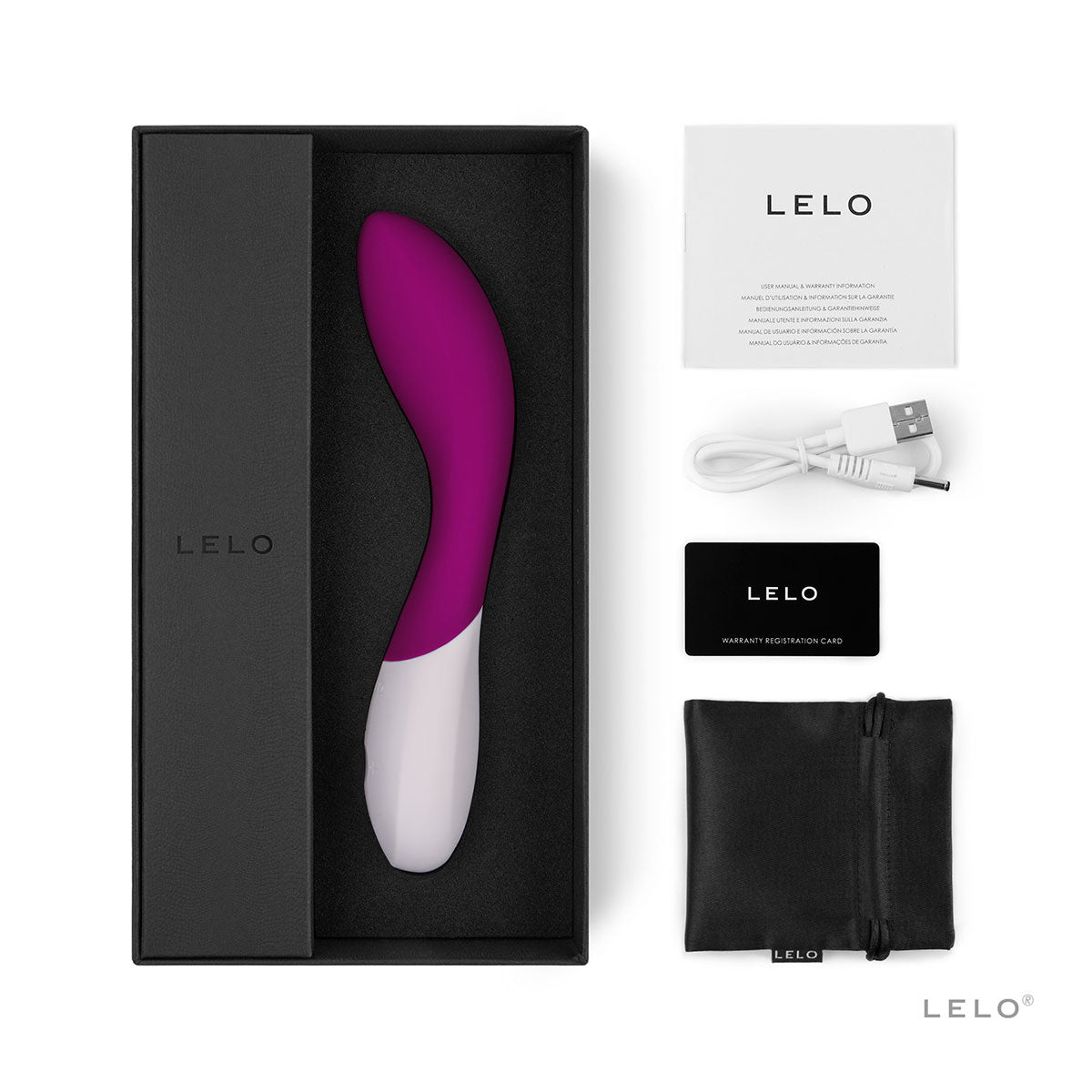 LELO Mona Wave - Deep Rose Intimates Adult Boutique
