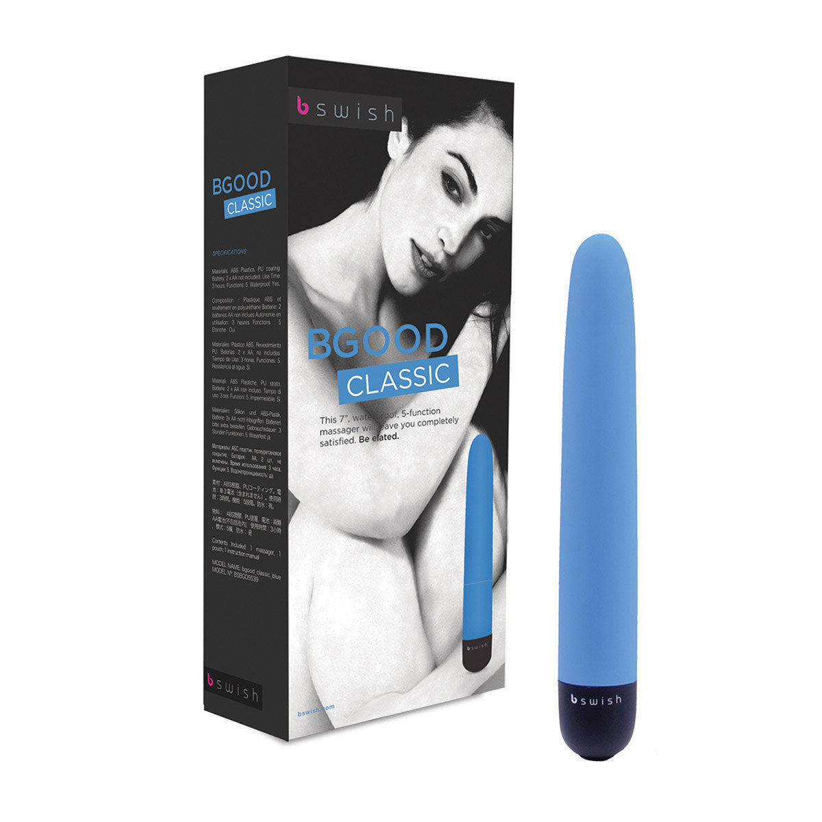 B Swish Bgood Classic - Denim Blue | Sextoys for Women Intimates Adult Boutique
