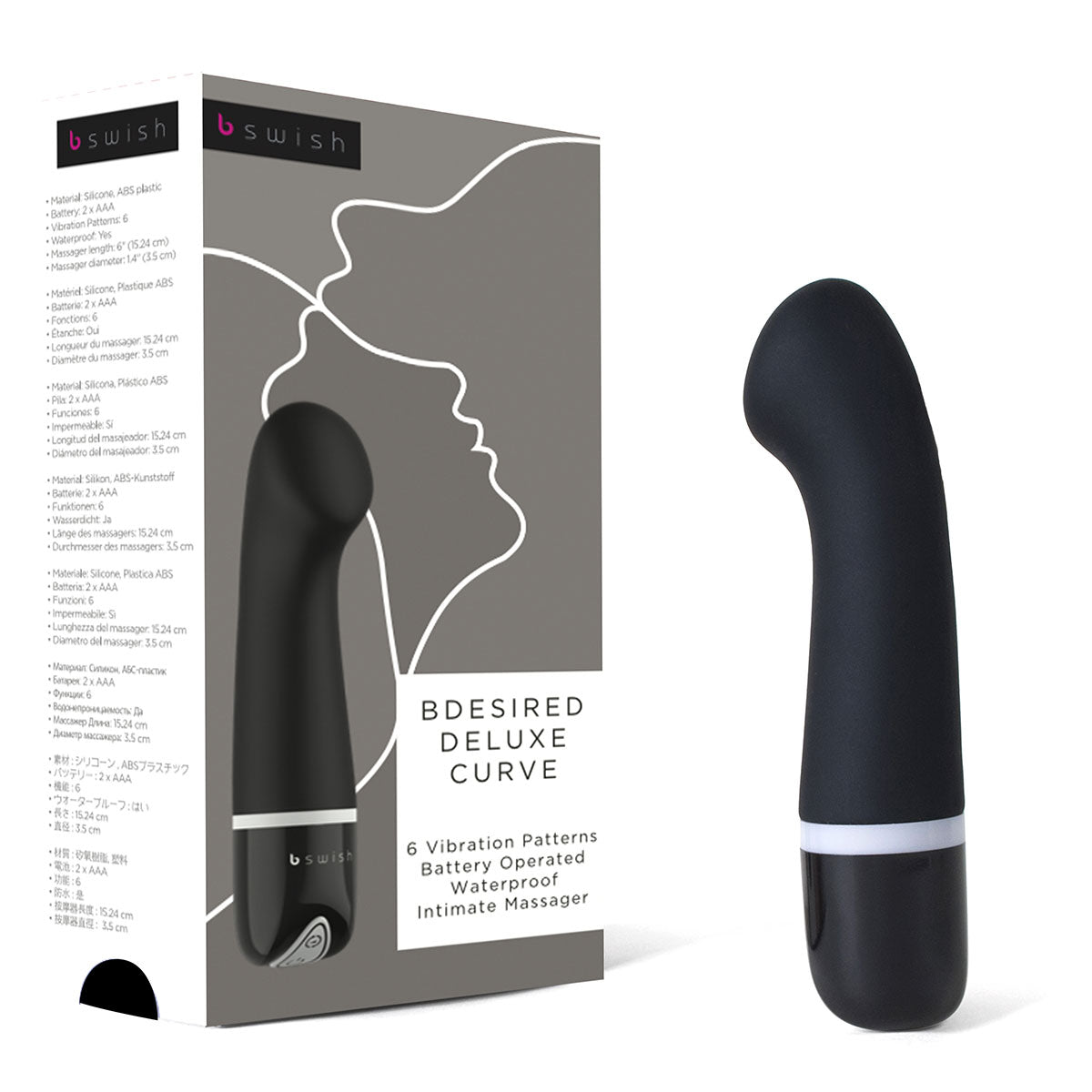 B Swish Bdesired Deluxe Curve - Black Intimates Adult Boutique