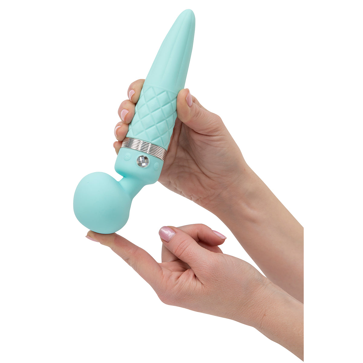 Pillow Talk Sultry Wand - Teal Intimates Adult Boutique