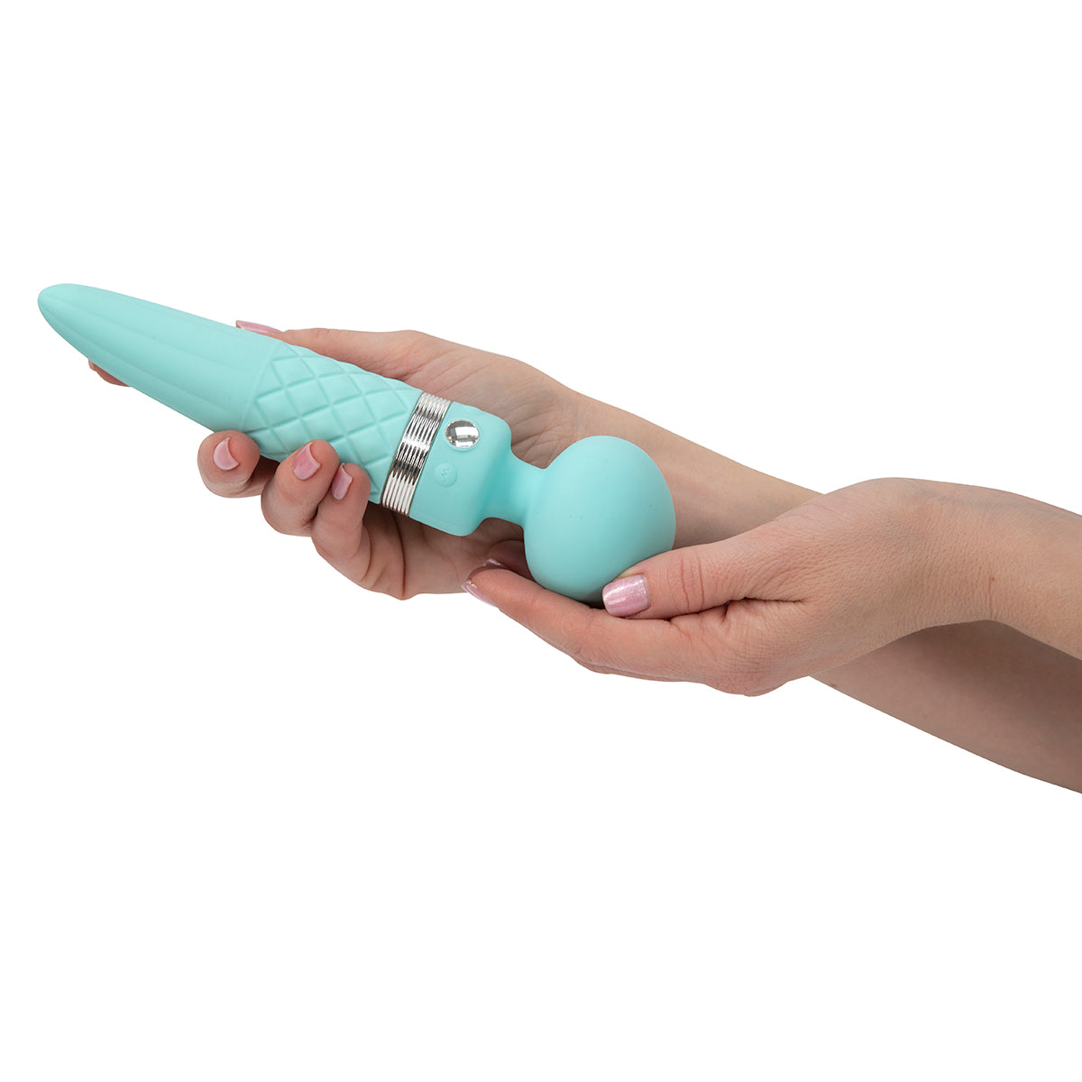 Pillow Talk Sultry Wand - Teal Intimates Adult Boutique