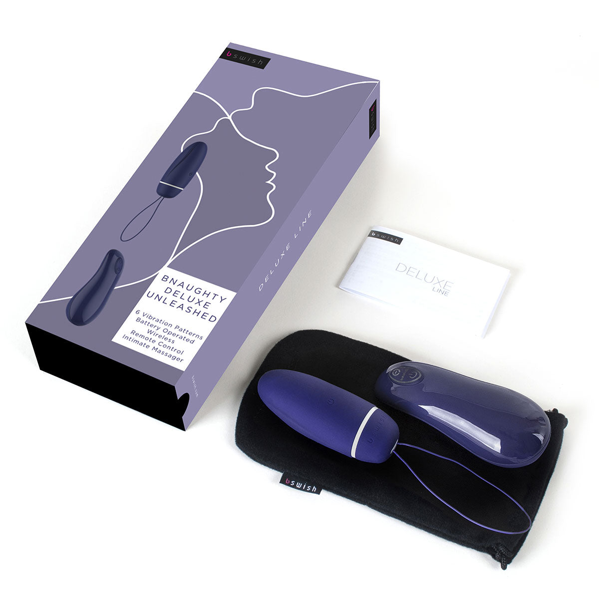 B Swish Bnaughty Deluxe Unleashed - Blue Intimates Adult Boutique