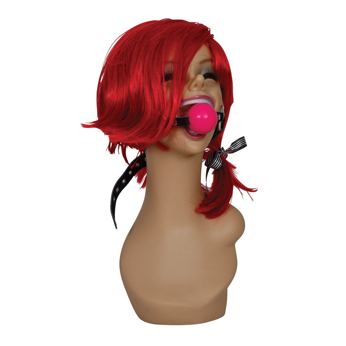 Sex Kitten Silicone Ball Gag Pink Intimates Adult Boutique