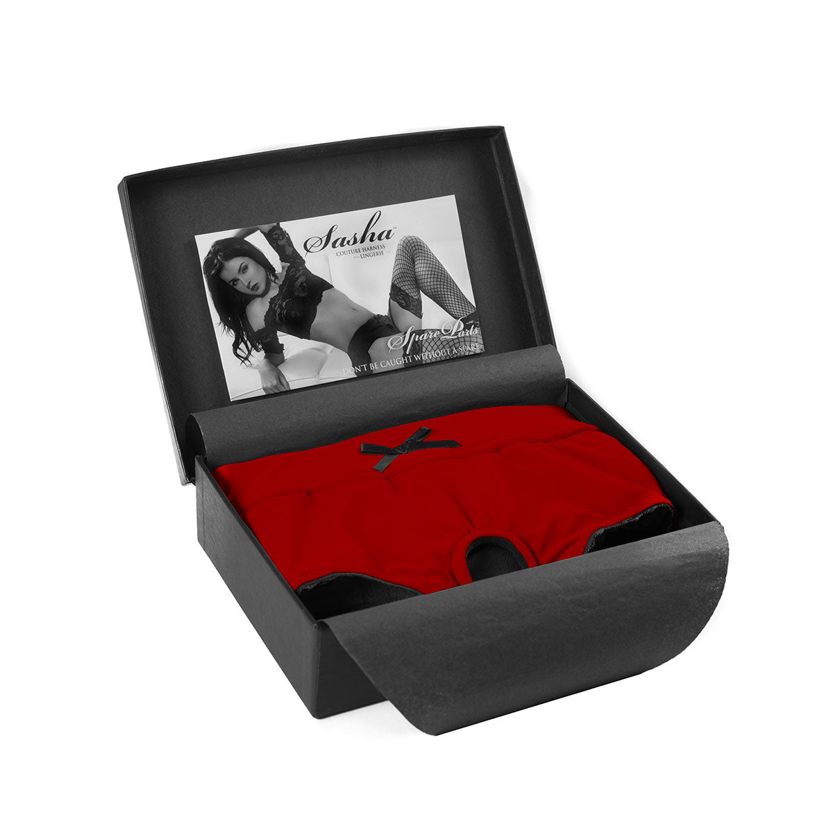 SpareParts Sasha Harness Red-Black Nylon - Small Intimates Adult Boutique