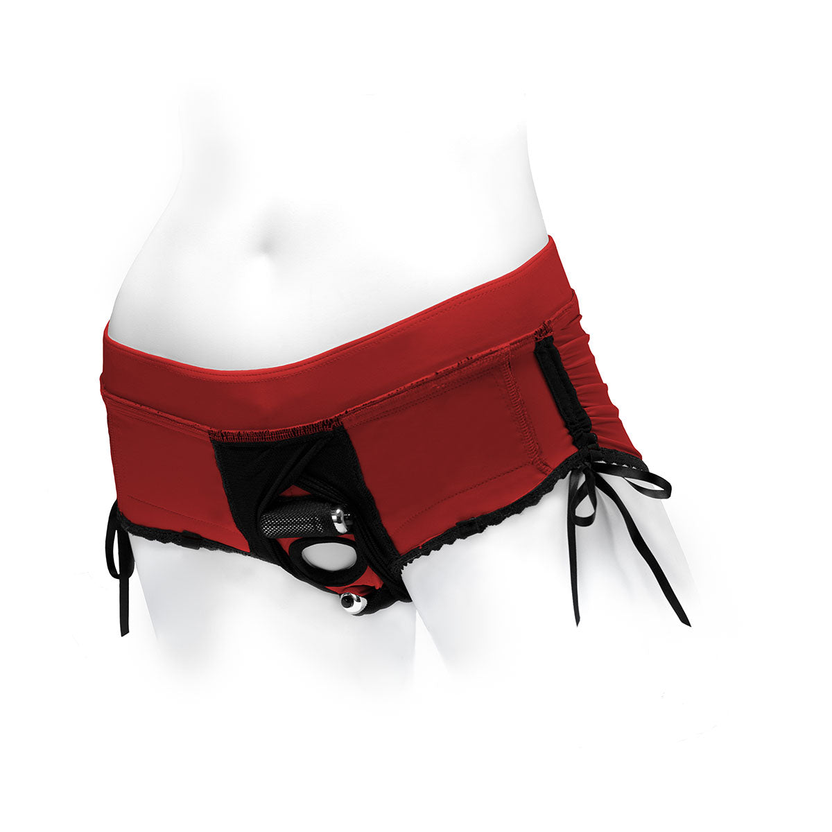 SpareParts Sasha Harness Red-Black Nylon - 3X Intimates Adult Boutique