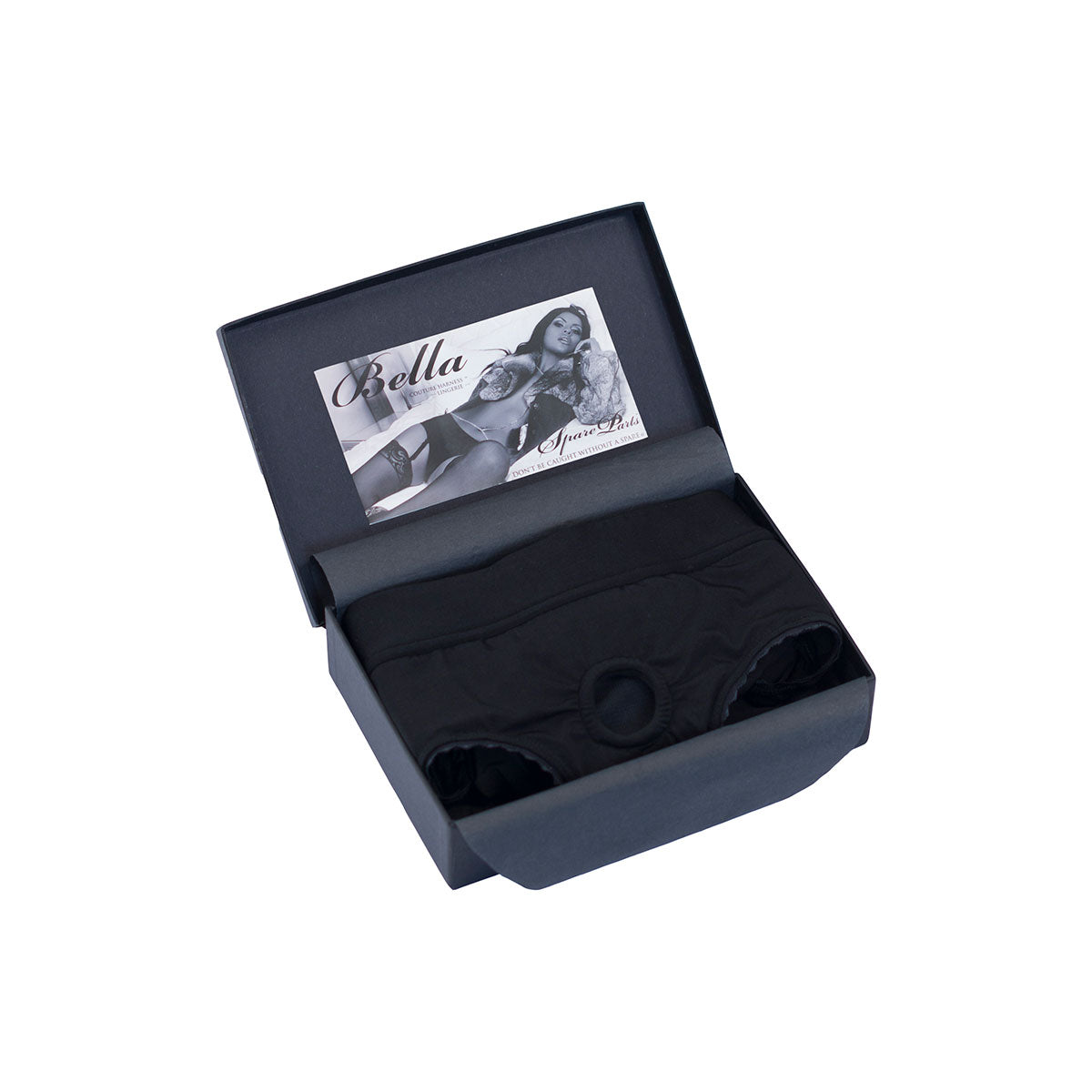 SpareParts Bella Harness Black-Black Nylon - XL Intimates Adult Boutique