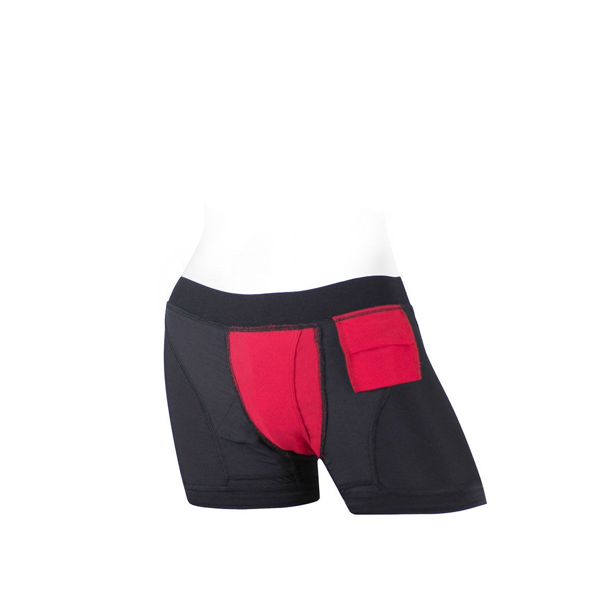 SpareParts Tomboii Black-Red Nylon - 3X Intimates Adult Boutique