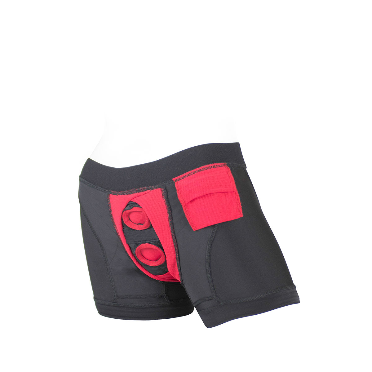 SpareParts Tomboii Black-Red Nylon - 3X Intimates Adult Boutique