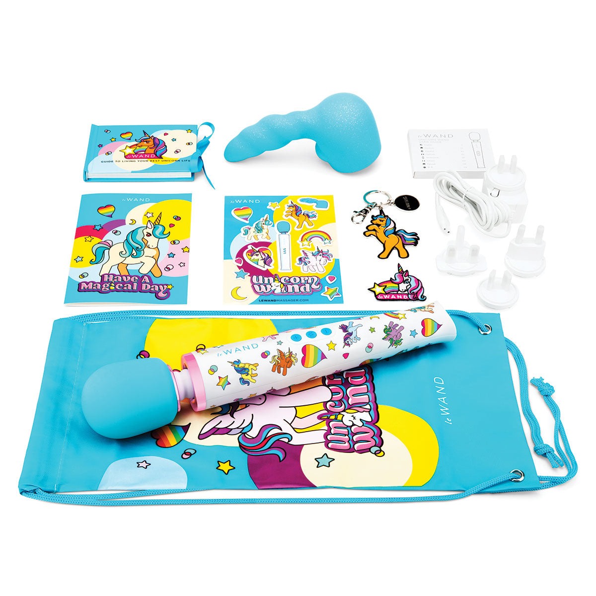 Le Wand Limited Edition Unicorn Massager Set Intimates Adult Boutique