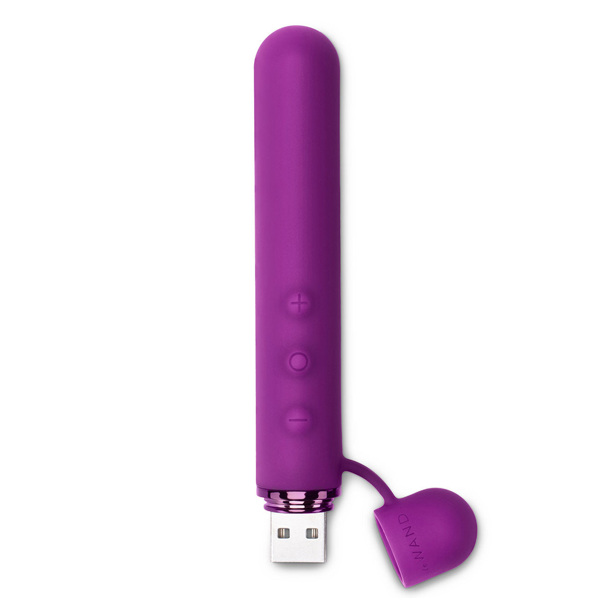 Le Wand Chrome Baton - Dark Cherry Intimates Adult Boutique