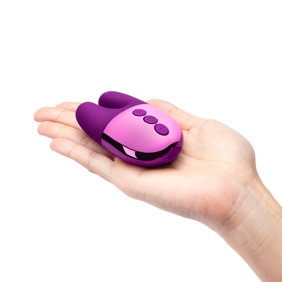 Le Wand Chrome Double Vibe - Dark Cherry Intimates Adult Boutique