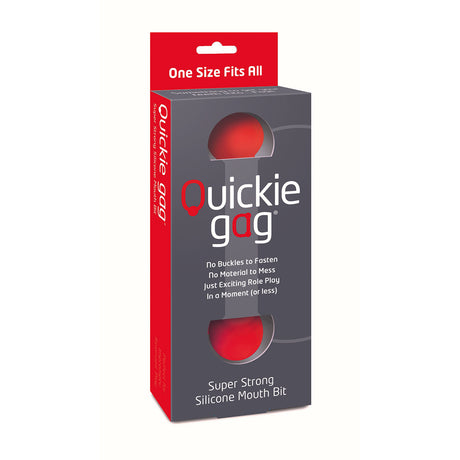 Quickie BIT Gag - Red Intimates Adult Boutique