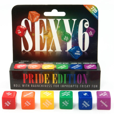 Sexy 6 PRIDE Dice Game Intimates Adult Boutique