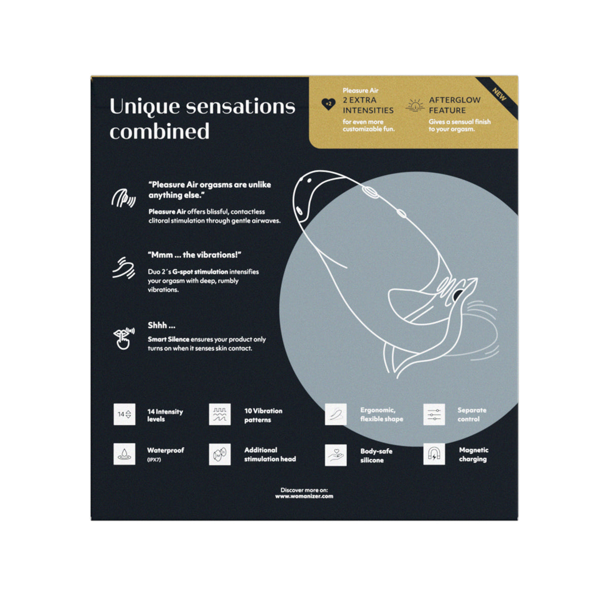 Womanizer Duo 2 - Black Intimates Adult Boutique