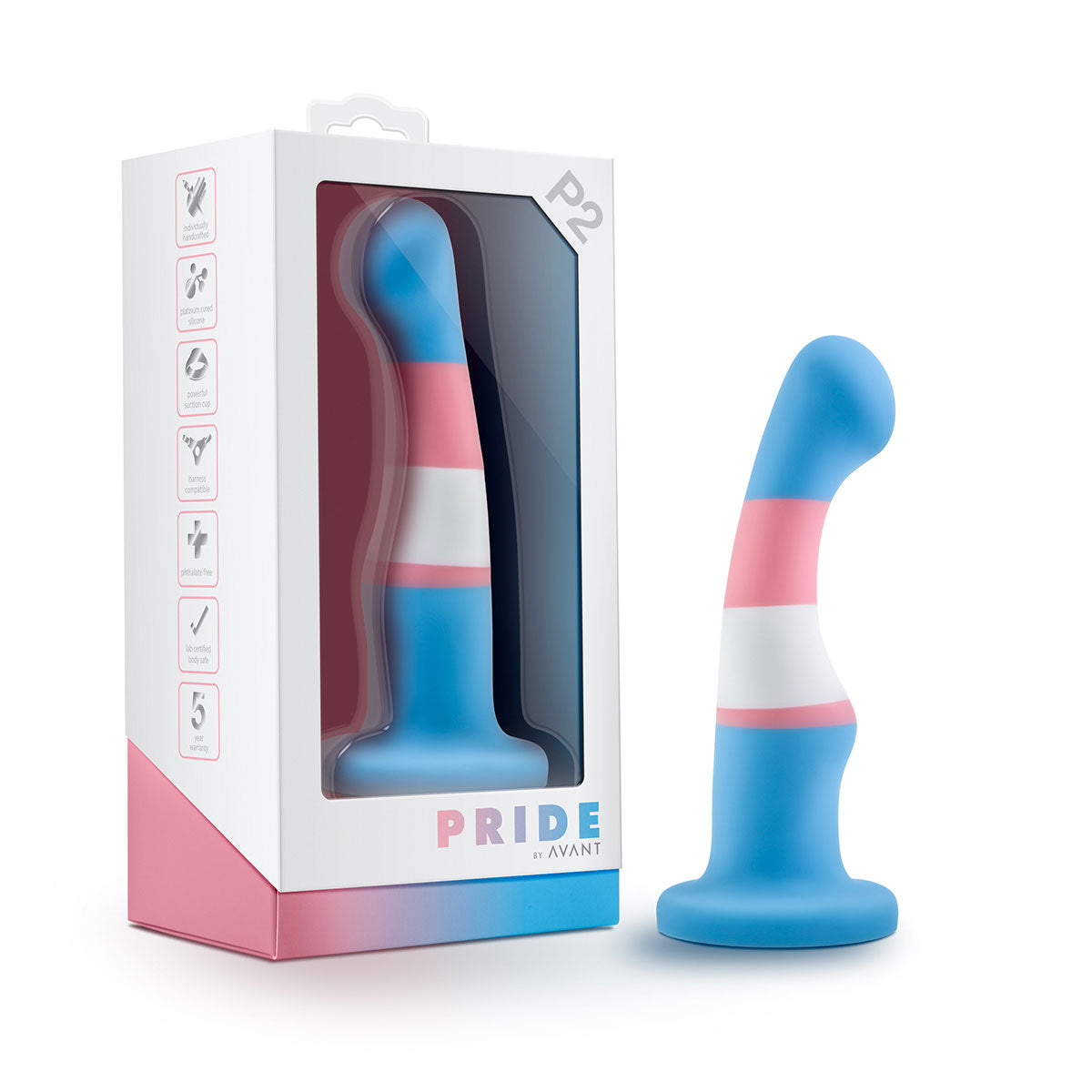 Avant Pride P2 Trans Dildo With Suction Cup Intimates Adult Boutique