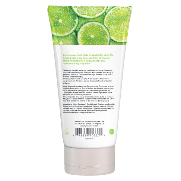 Coochy Shave Cream Key Lime Pie Bath & Body 3.4 Oz Intimates Adult Boutique