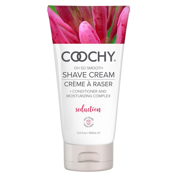 Coochy Shave Cream Seduction 3.4 Oz - Bath & Body Product Intimates Adult Boutique