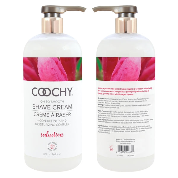 Coochy Shave Cream Seduction 32 Oz - Bath & Body Intimates Adult Boutique