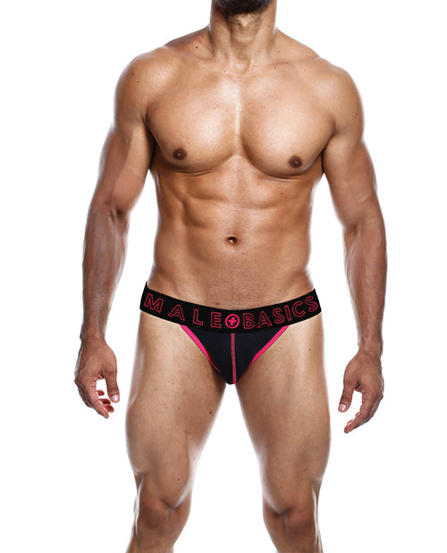 Mb Neon Jock Coral Large Intimates Adult Boutique