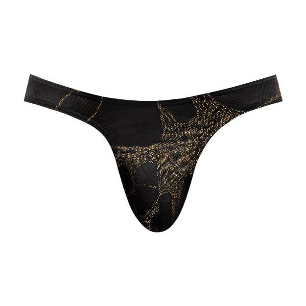 Black Gold Bong Thong L-xl Intimates Adult Boutique