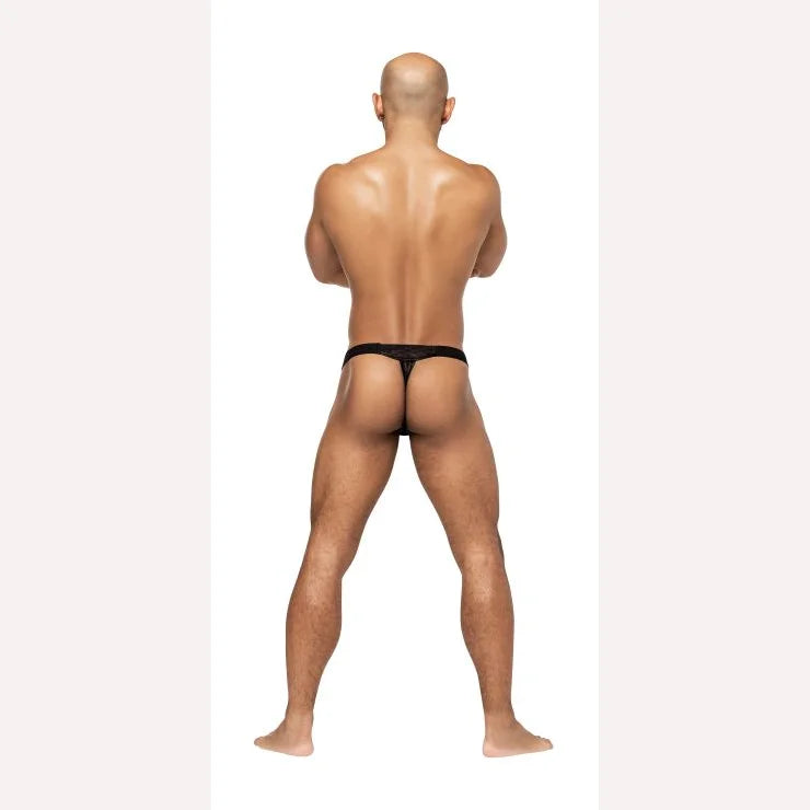 Heart Breaker Micro V Thong Black S/m Intimates Adult Boutique