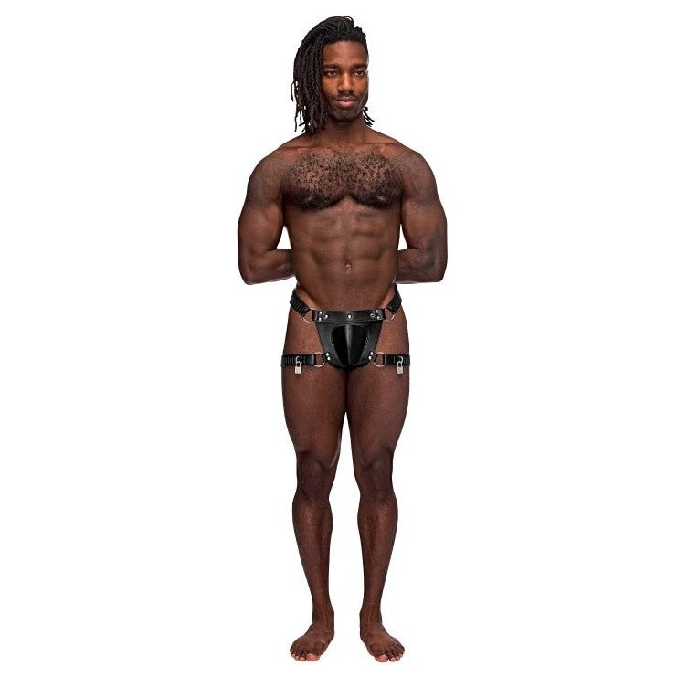 Scorpio Leather Short Black O-s Intimates Adult Boutique