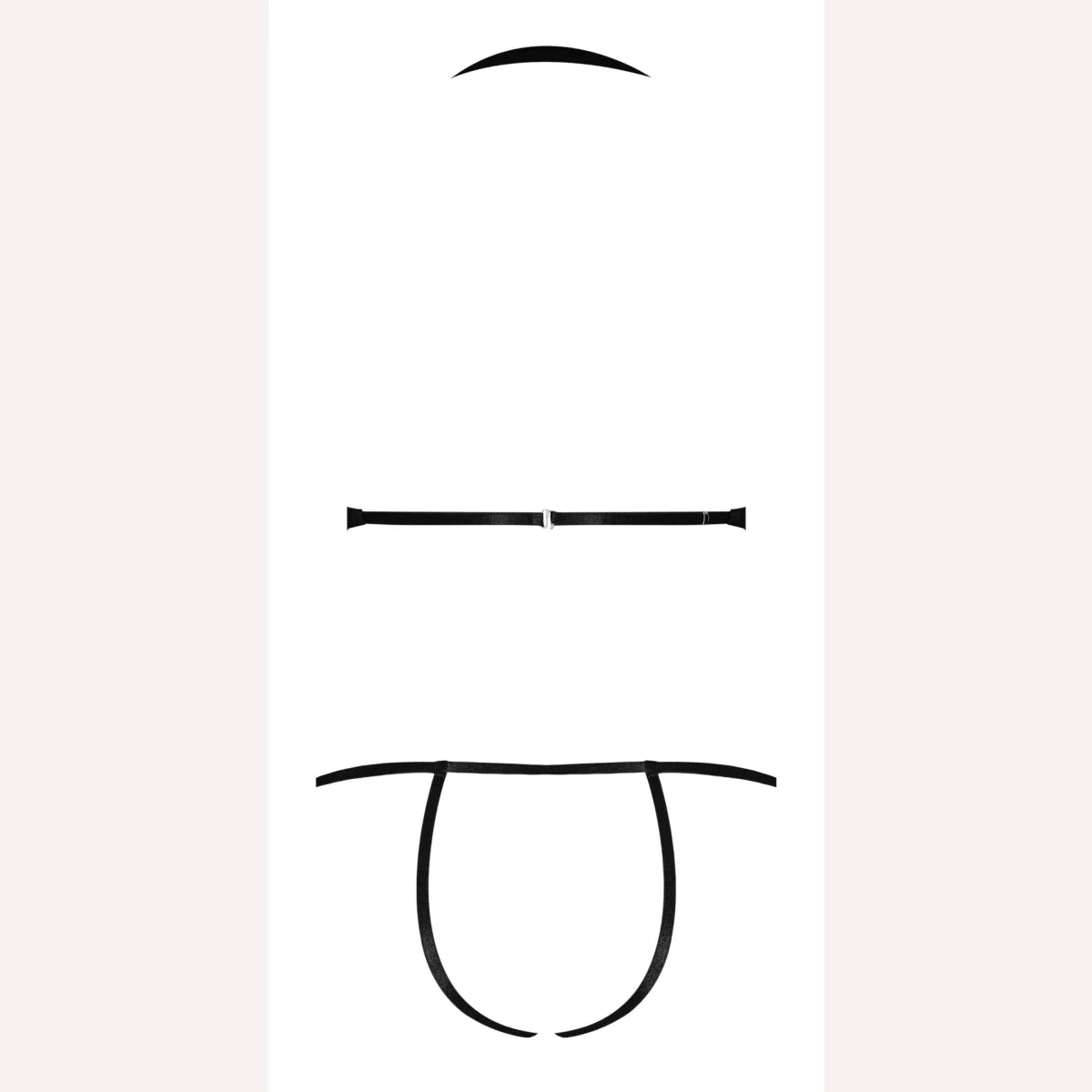 Sassy Cupless & Crotchless Teddy Black L/xl Intimates Adult Boutique