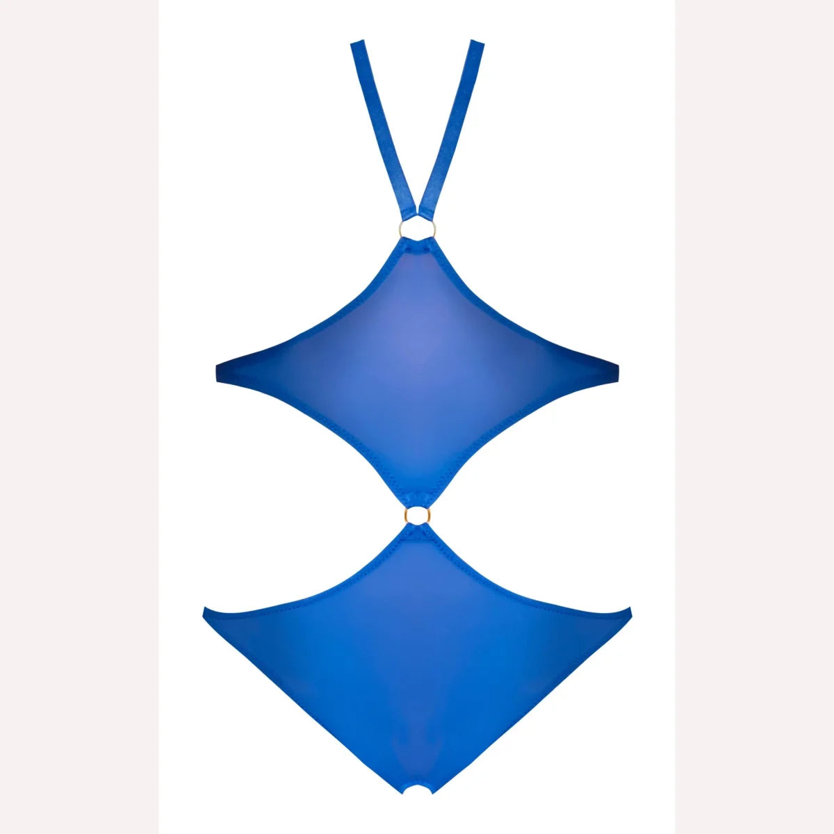 Sassy Cupless & Crotchless Teddy Cobalt L/xl Intimates Adult Boutique