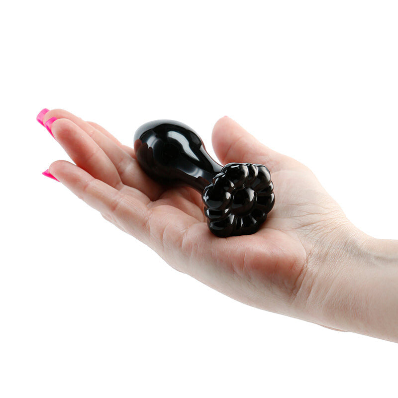 Crystal Flower Black Intimates Adult Boutique