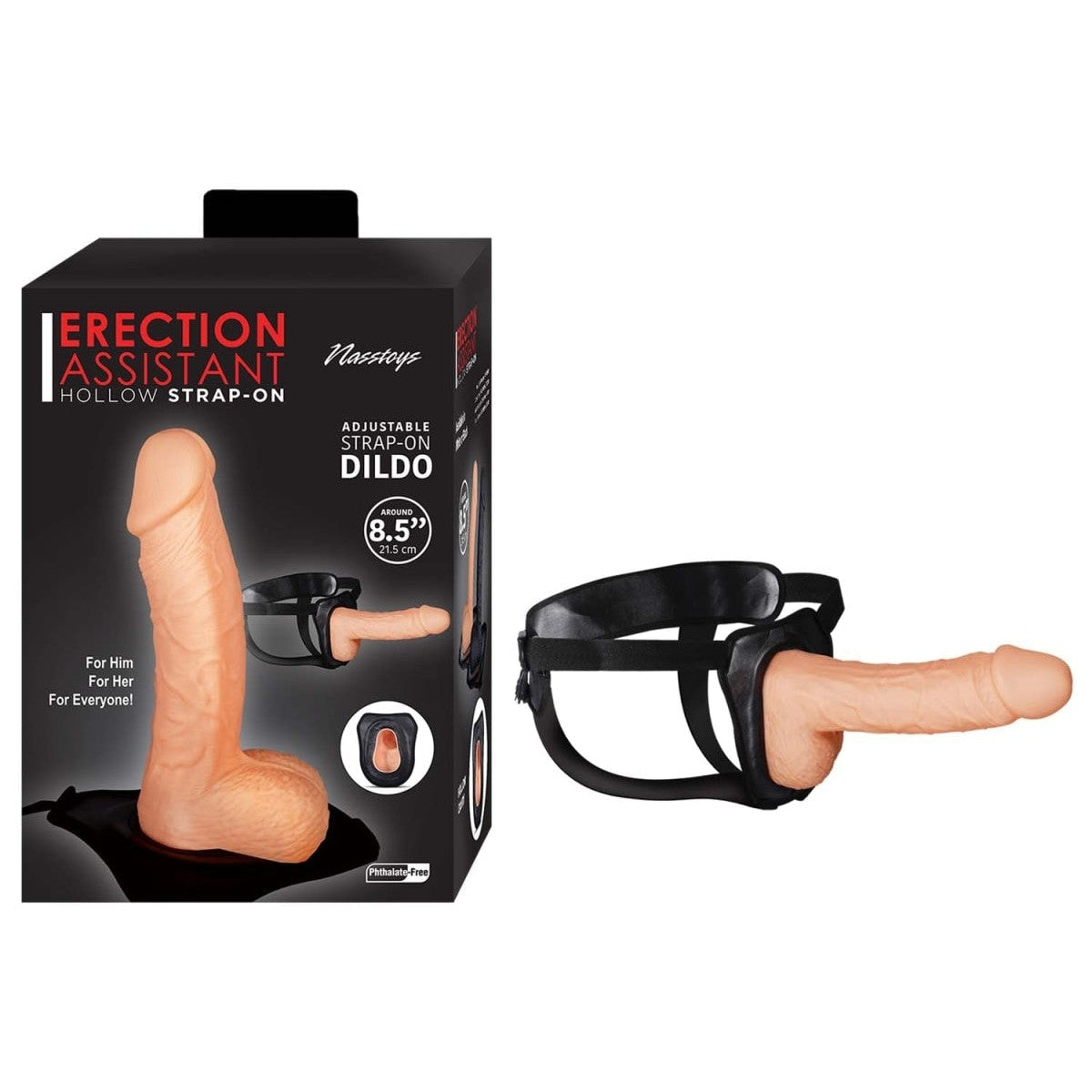 8.5 inch Hollow Strap On for Men - Strap on Sextoy Intimates Adult Boutique