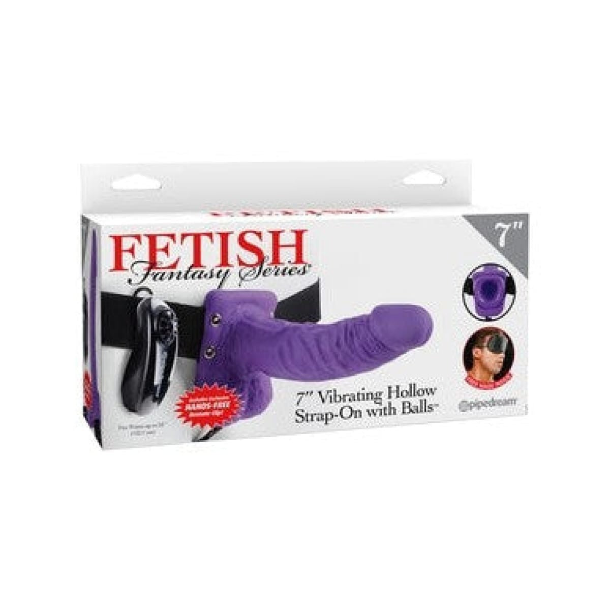 Fetish Fantasy Vibrating Hollow Strap On with Balls | Sextoys for Men Intimates Adult Boutique