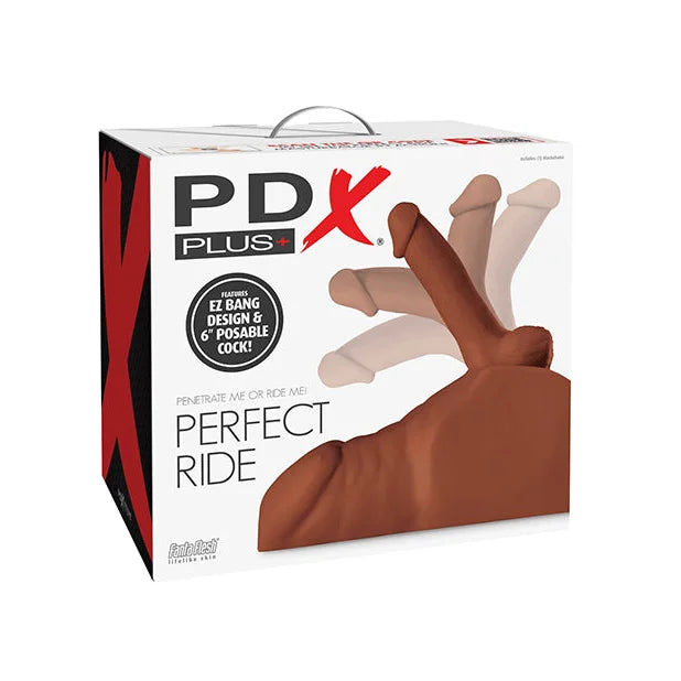 Pdx Extreme Plus Perfect Ride Brown Intimates Adult Boutique