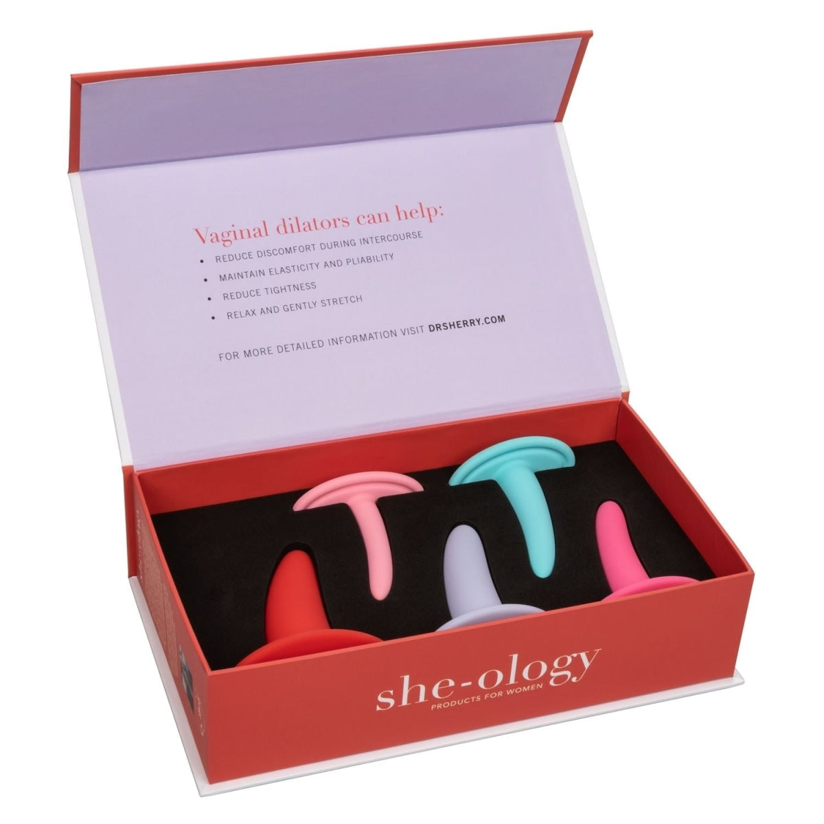 She-ology 5pc Vaginal Dilator Set Intimates Adult Boutique
