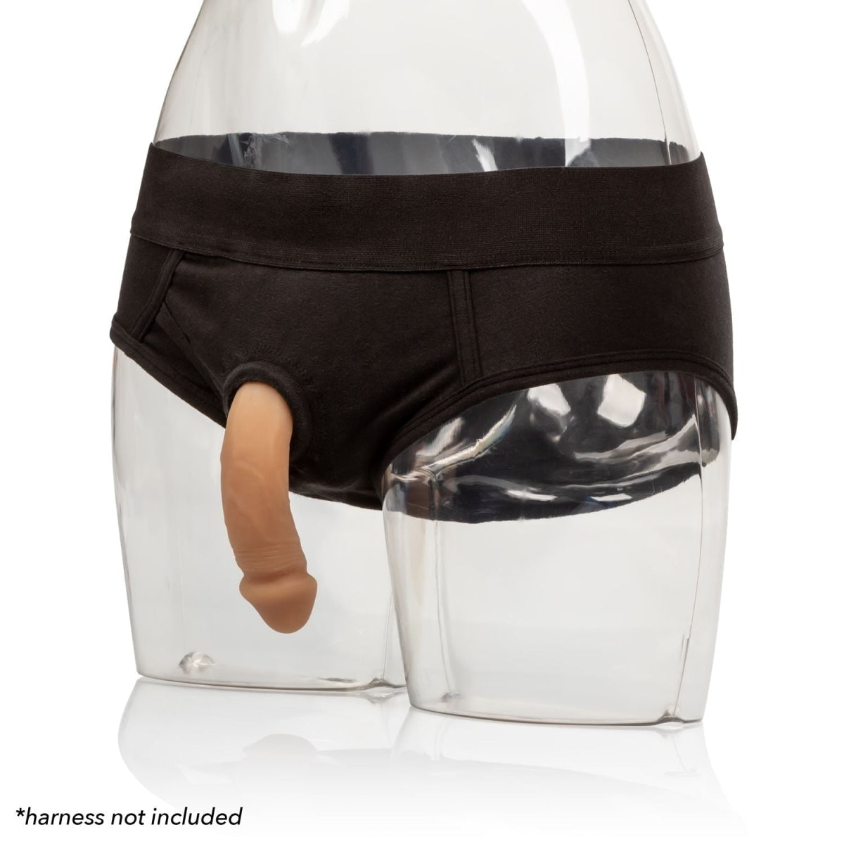 Packer Gear 4in Silicone Penis Tan Intimates Adult Boutique