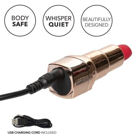 Hide & Play Rechargeable Lipstick Red Intimates Adult Boutique