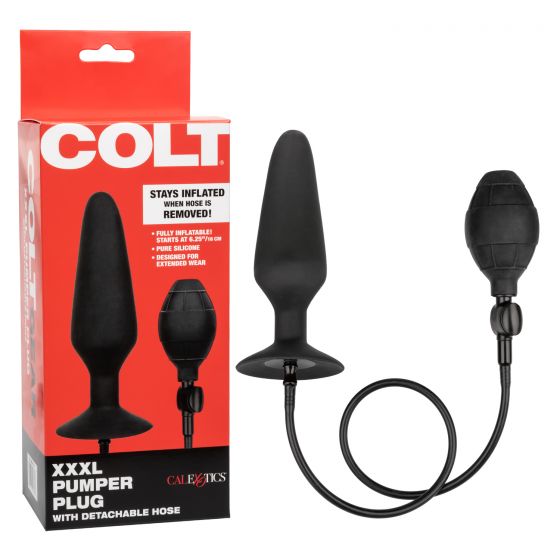 Colt Xxxl Pumper Anal Plug with Detachable Hose Intimates Adult Boutique
