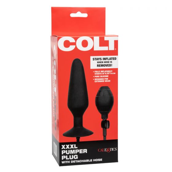 Colt Xxxl Pumper Anal Plug with Detachable Hose Intimates Adult Boutique