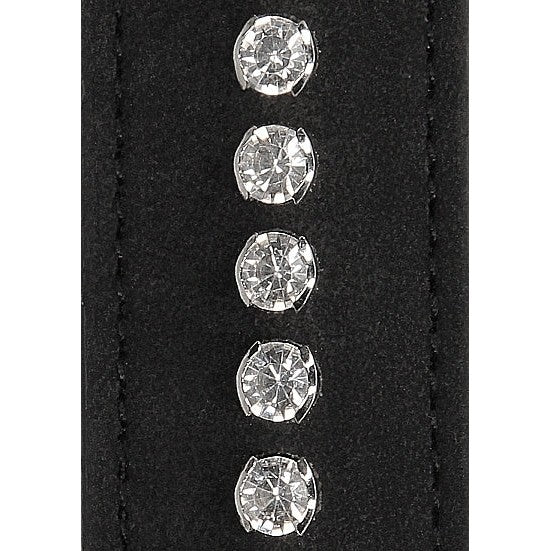 Diamond Studded Whip Black Intimates Adult Boutique