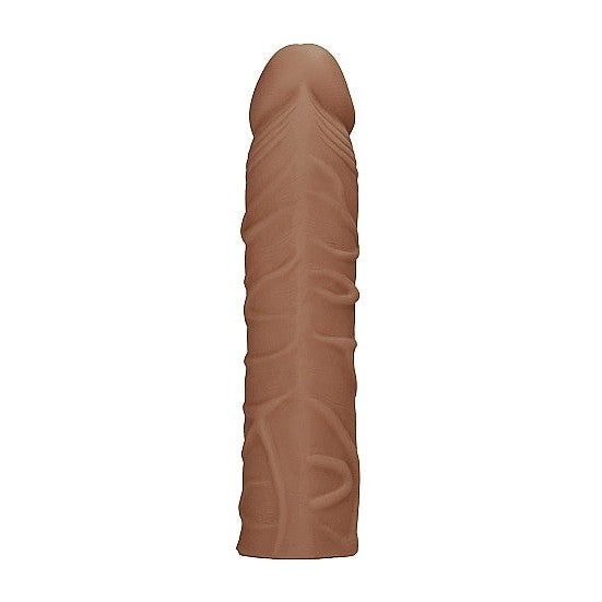7" Realrock Penis Extension Sleeve in Tan - Sextoys for Men Intimates Adult Boutique