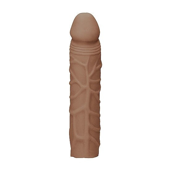 7" Realrock Penis Extension Sleeve in Tan - Sextoys for Men Intimates Adult Boutique
