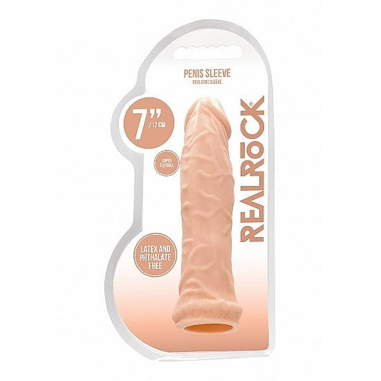 Realrock Penis Extension Sleeve | 6in Flesh | Sextoys for Men Intimates Adult Boutique