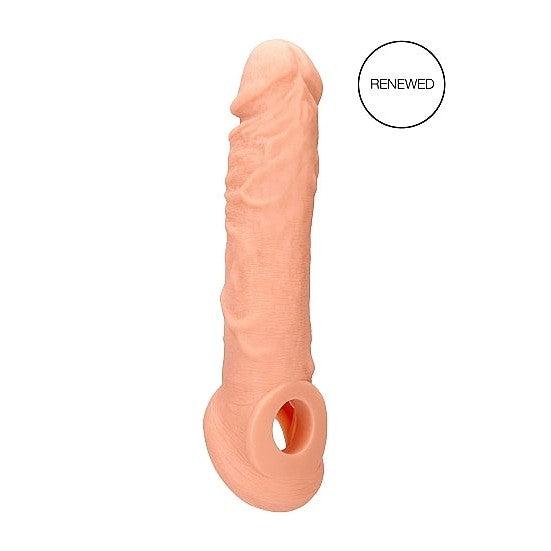 8" Flesh Realrock Penis Extension Sleeve – Sextoys for Men Intimates Adult Boutique