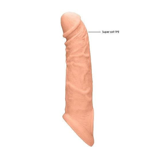 8" Flesh Realrock Penis Extension Sleeve – Sextoys for Men Intimates Adult Boutique