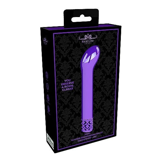 Royal Gems Jewel Purple Abs Bullet Rechargeable Intimates Adult Boutique