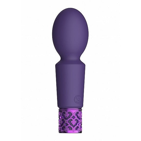 Royal Gems Brilliant Purple Rechargeable Silicone Bullet Intimates Adult Boutique