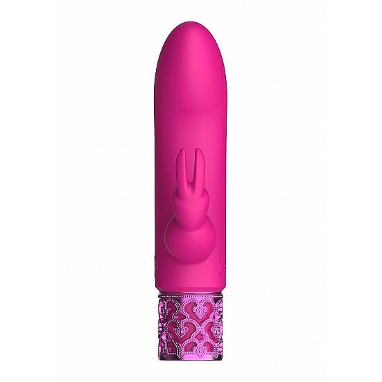 Royal Gems Dazzling Pink Rechargeable Silicone Bullet Intimates Adult Boutique