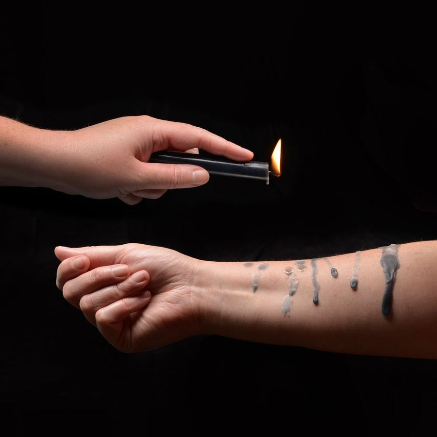 Lacire Black Drip Pillar Candles Intimates Adult Boutique